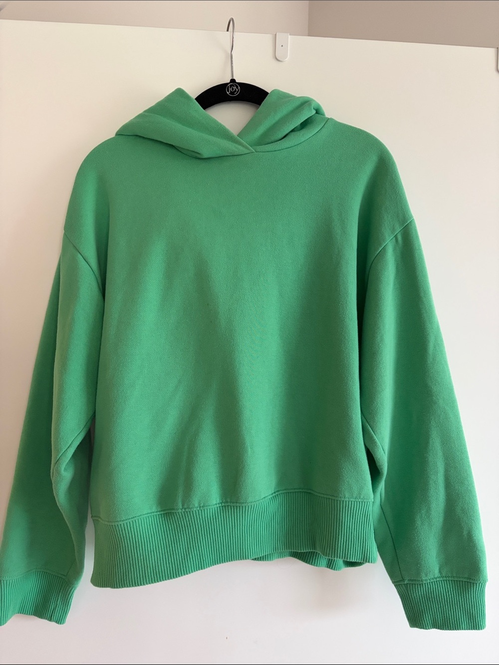 Green Hooded Sweatshirt - Women's Casual Pullover